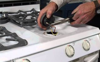Очистка газовой конфорки электрической и газовой плиты: разборка и очитка форсунок
